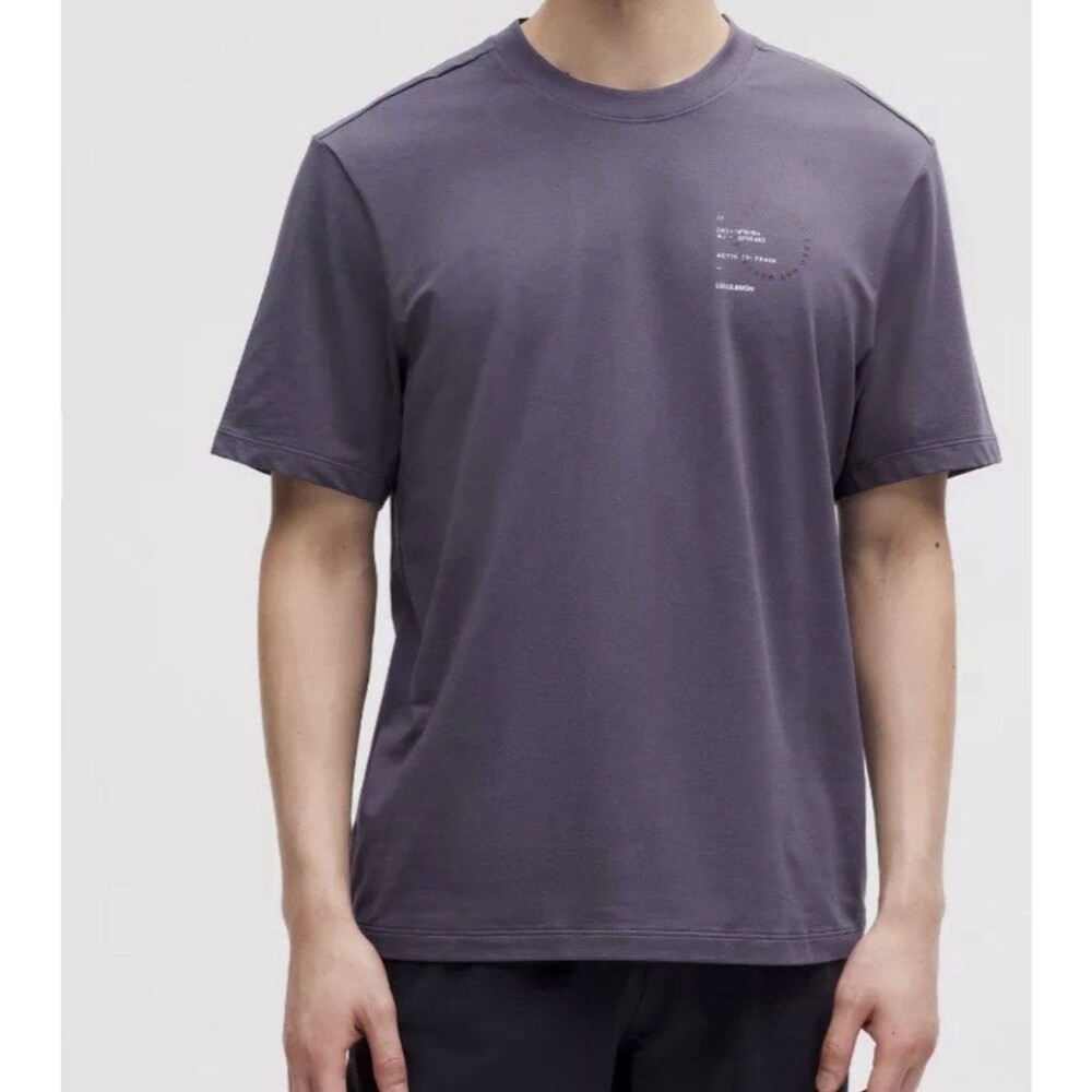 Lululemon Size Large Zeroed In Short-Sleeve Shirt Purple  NWOT